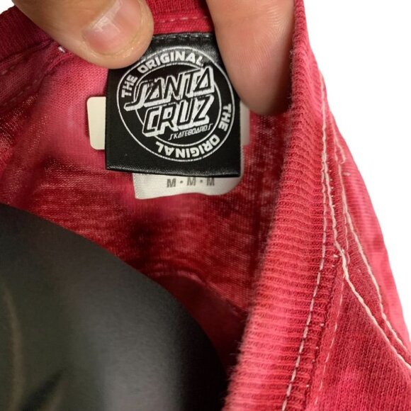 Vintage Mens Santa Cruz Skate Tie Dye Shirt Crewneck Short Sleeve Sz M - Picture 4 of 4